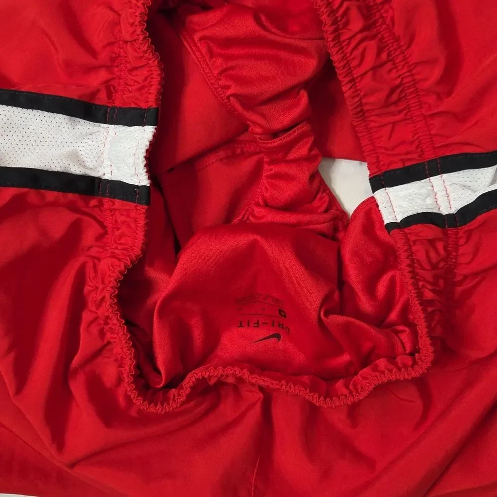 Nike Red and White Athletic Shorts